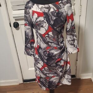 Lavia Elegant Black and Red Dress